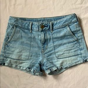 American Eagle High-Waisted Denim Shorts